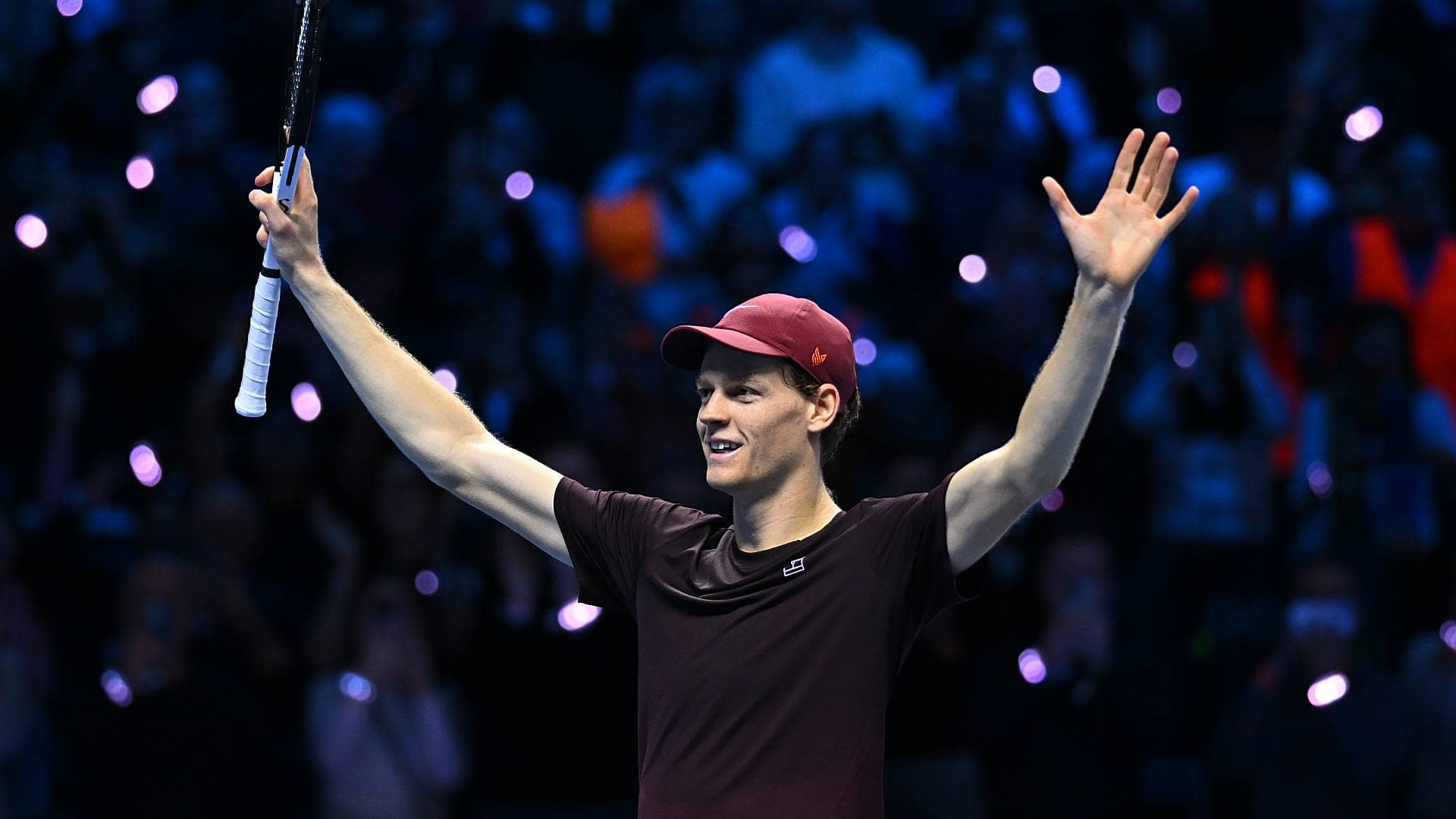 Sinner Nitto Atp Finals 2025 Title Reaction Image