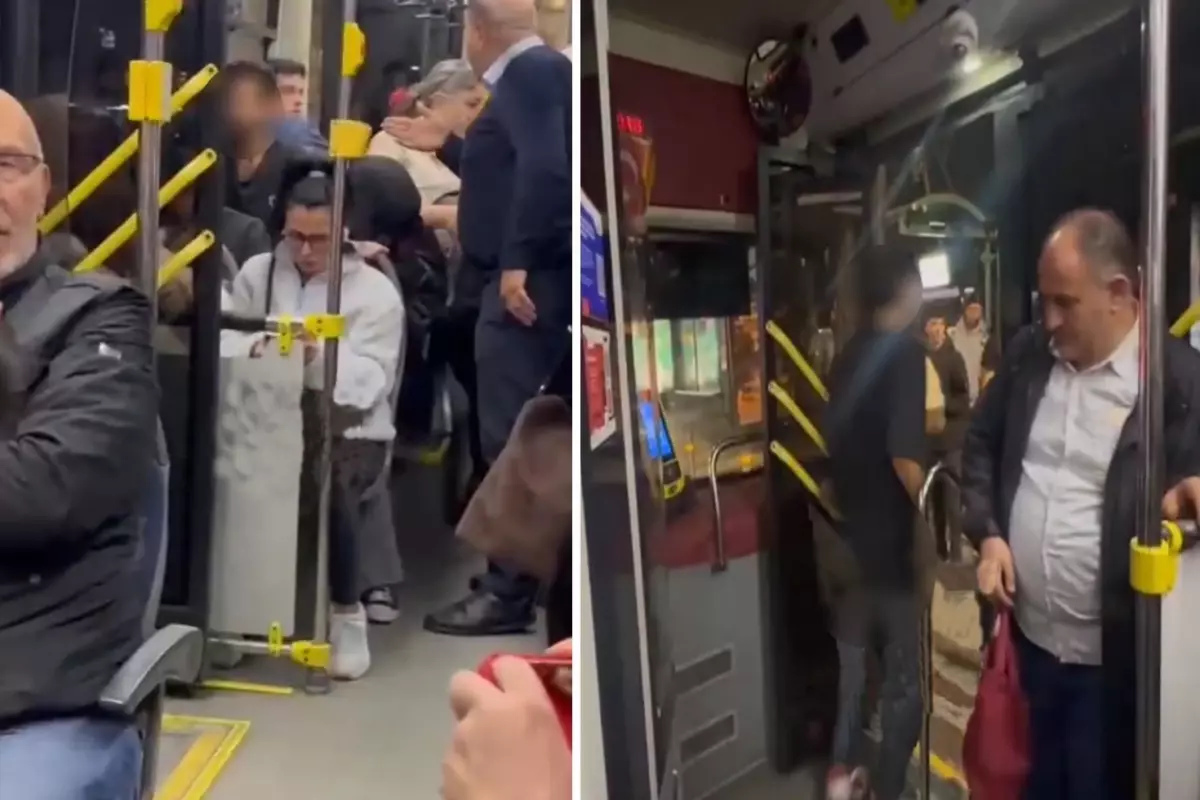 Skandal Goruntu Istanbul Da Bir Sahis Bindigi 19288382 4396 Amp