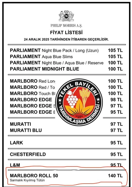 Marlboro Tutune Zam Yapildi Fiyat Listesi Guncellendi