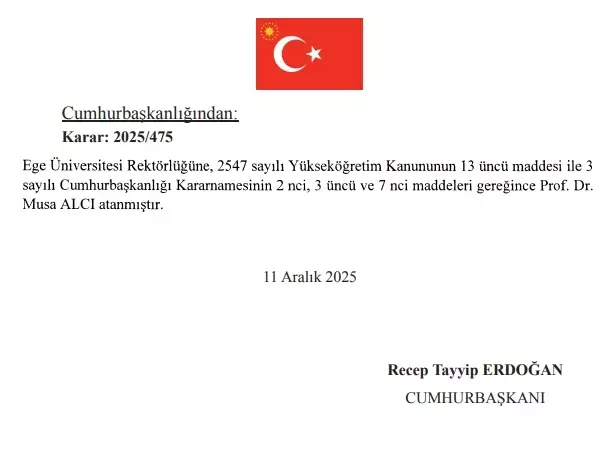 Yeni Ege Universitesi Rektoru Kim Oldu Ege 19348789 7133 M