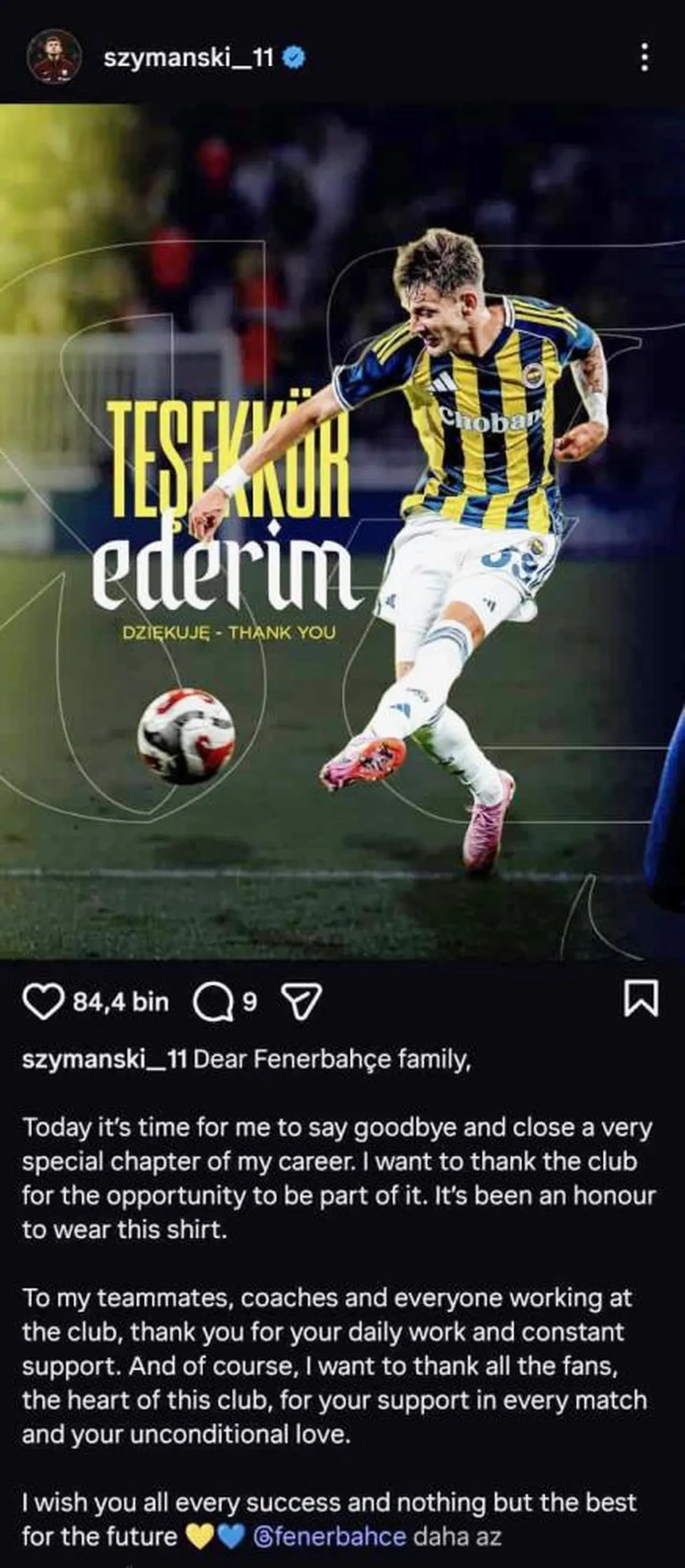 Fenerbahcede Flas Ayrilik Sebastian Szymanskinin Yeni Takimi Belli Oldu 3278067 202601230621 3