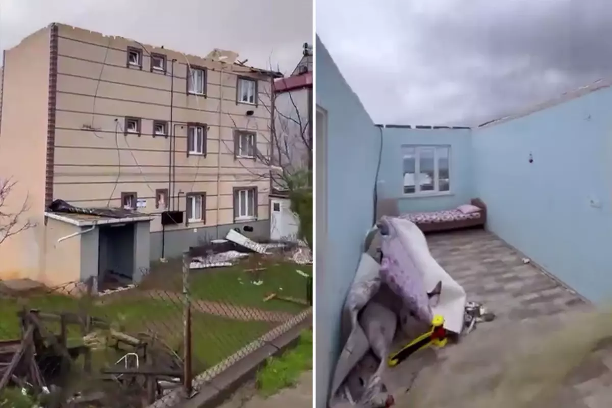 Kocaeli De Firtina Nedeniyle Catisi Ucan Evin Son 19440980 938 Amp