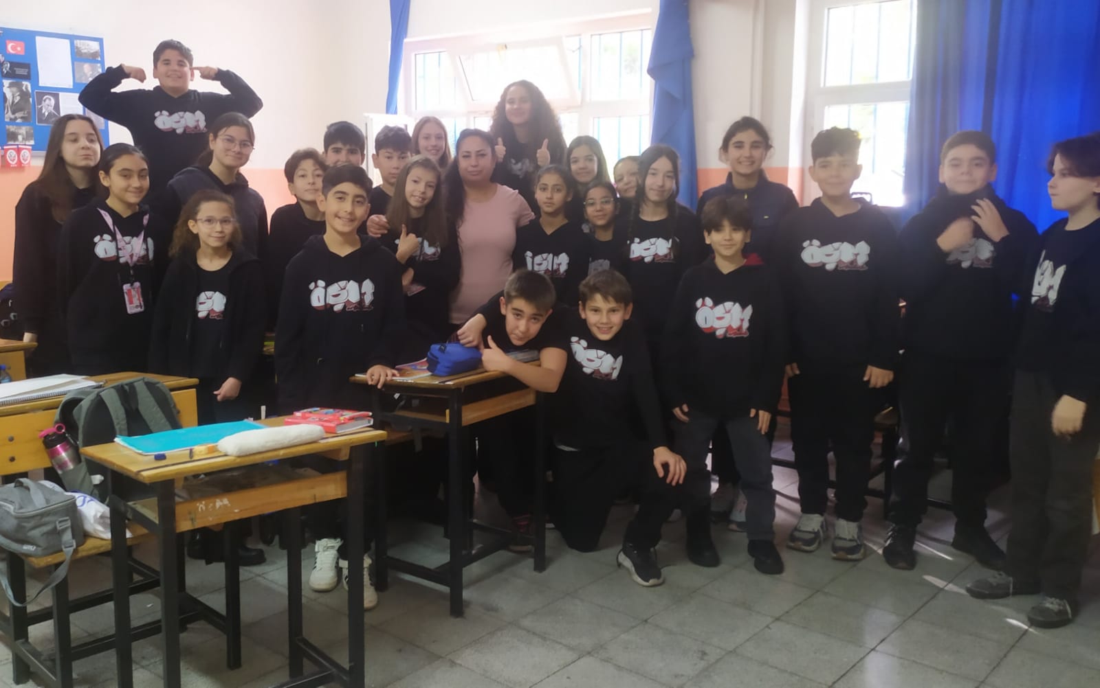 Sınıfta Öğrencileriyle