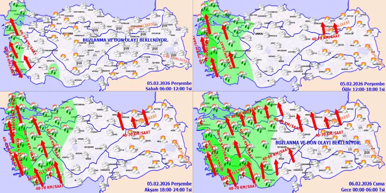 Kar Geliyor Batiyi Ucuran Firtinanin Ardini Acikladi Meteoroloji Il Il Acikladi 4