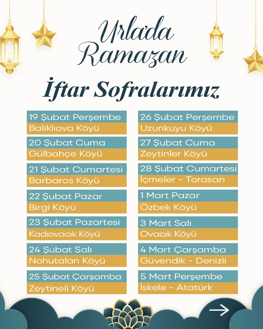 Urla’da Ramazan Sofraları Birlik Ve Kardeşlik İçin Kuruluyor (5)