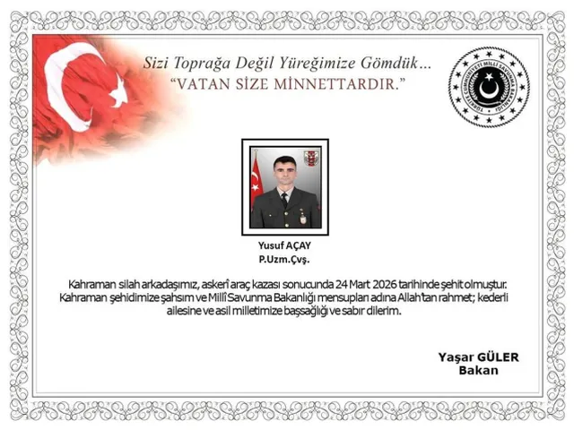 Agridan Kahreden Haber Uzman Cavus Yusuf Acay Sehit Oldu