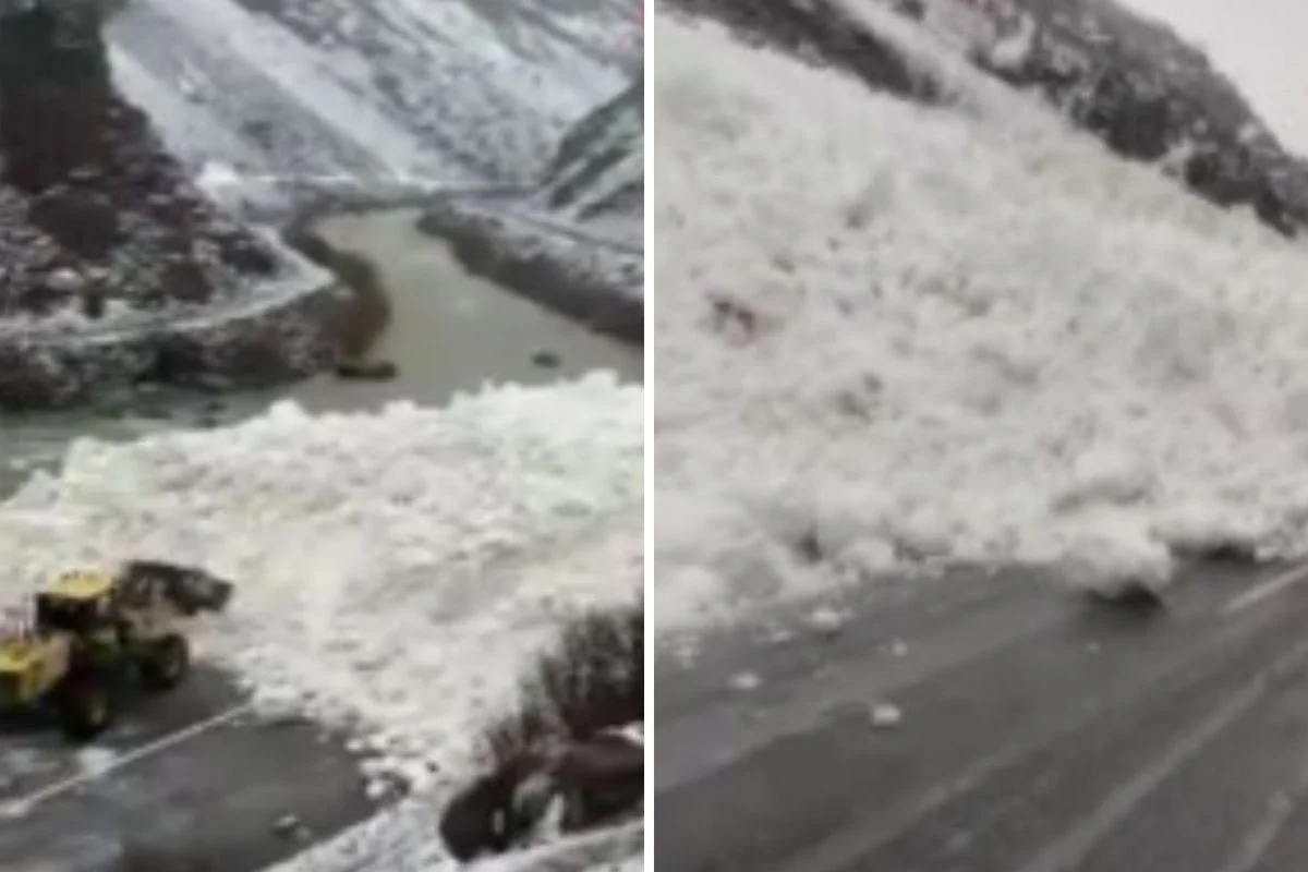 Hakkari Cukurca Kara Yoluna Cig Dustu Suruculer 19660888 6519 Amp