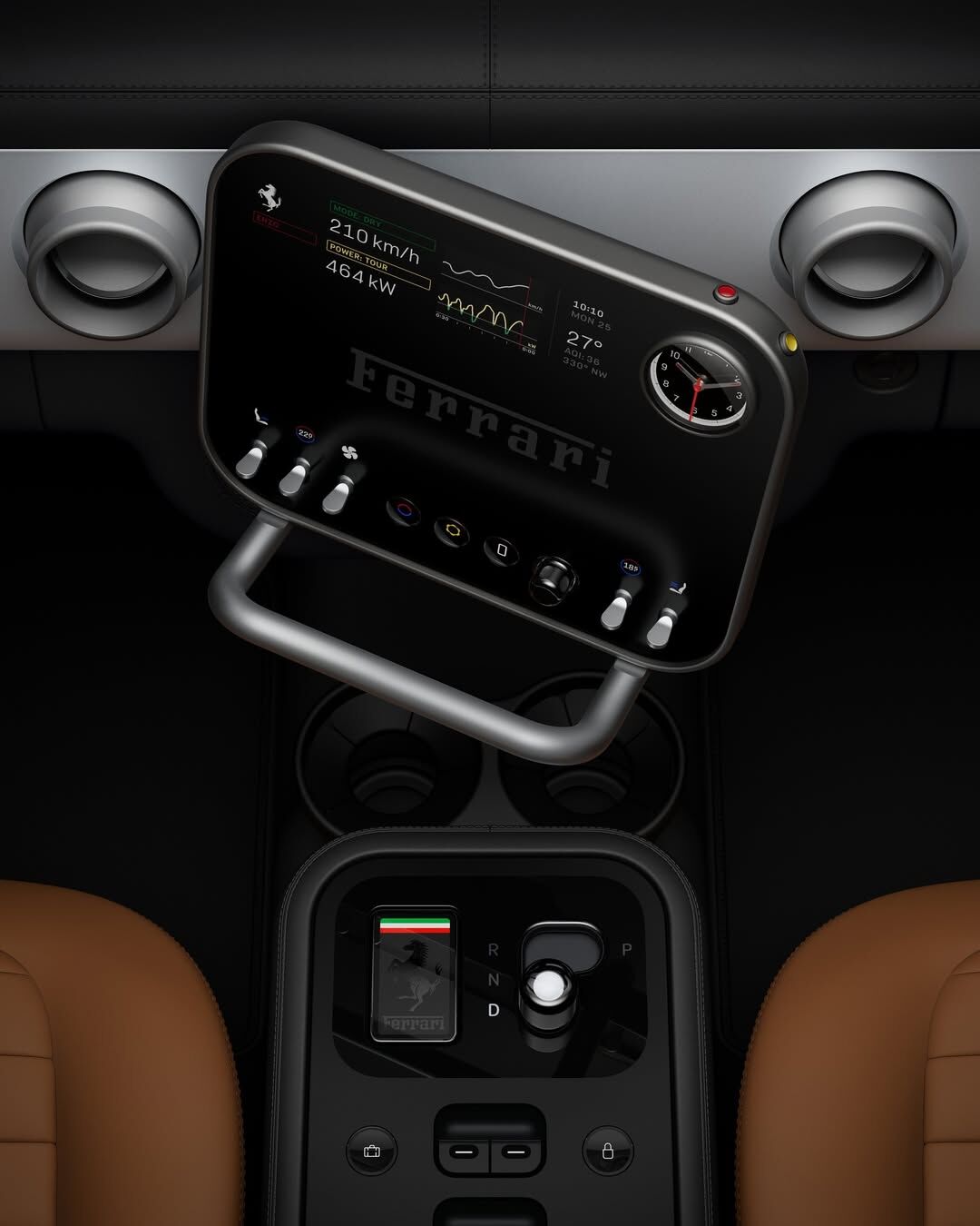 Introducing The Interior And Interface Of The Ferrari Luce, Our First Fully Electric Model That (2)