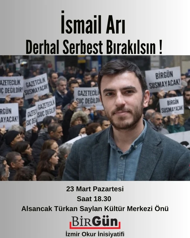 Izmirde Ismail Ari Icin Bulusma Cagrisi Susturamazsiniz