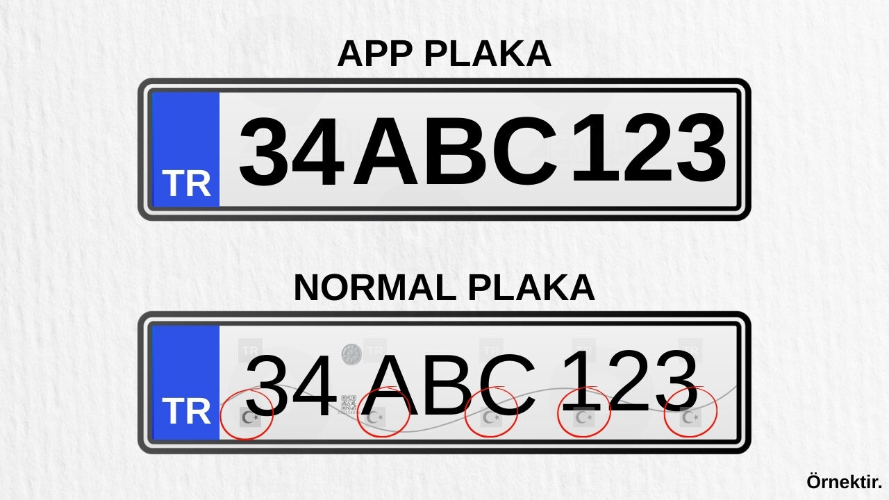 Plaka Ay Yıldız Fligranı