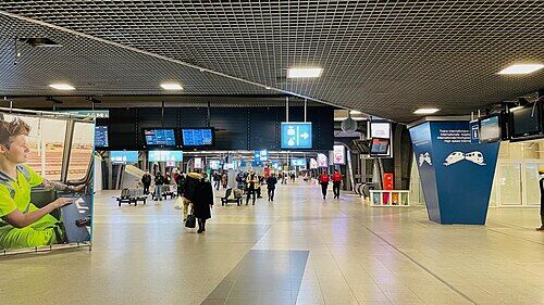 Station Brussel Zuid Hoofdgang