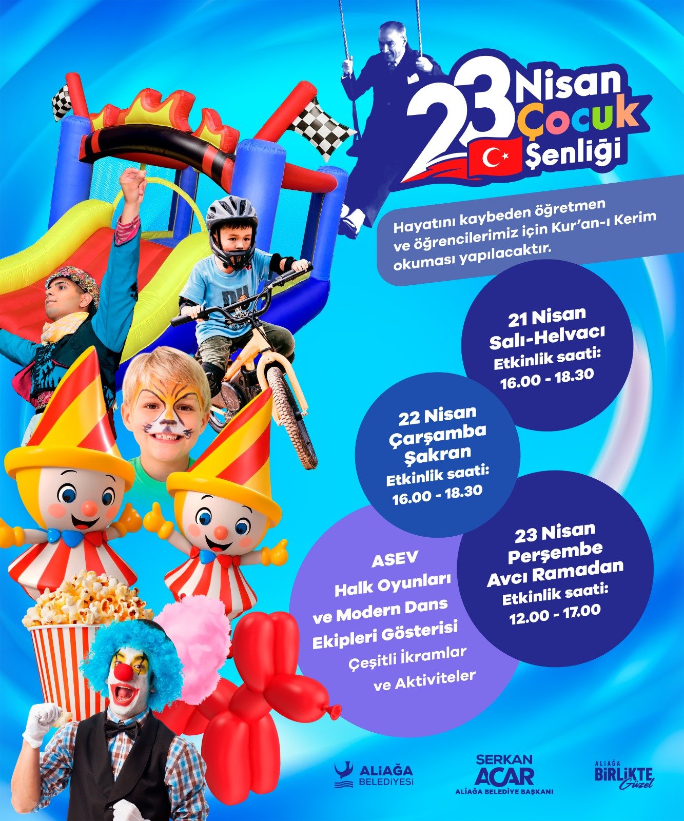 1 23 Nisan Aliağa’da Etkinliklerle Kutlanacak.