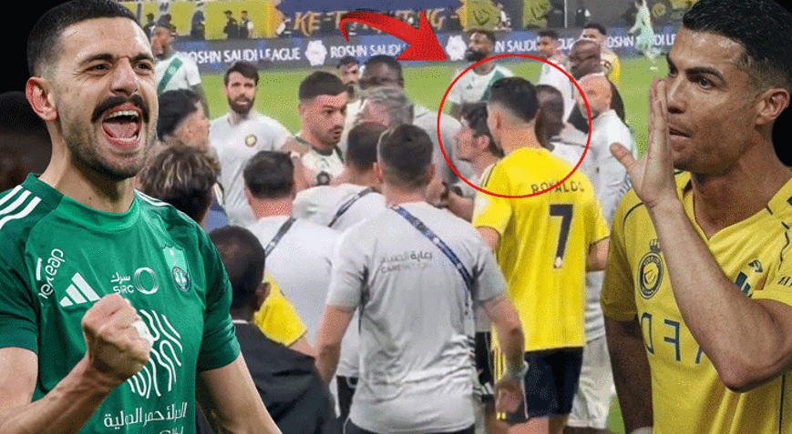 Merih Demiral ile Cristiano Ronaldo karşı karşıya geldi