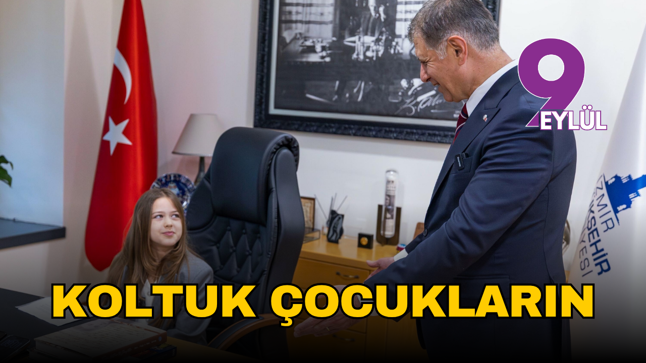 İzmir Büyükşehir'de 23 Nisan geleneği: Başkanlık koltuğu çocukların