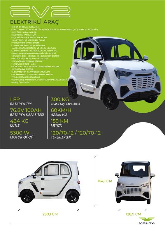 A101 Elektrikli Araba Özellikleri