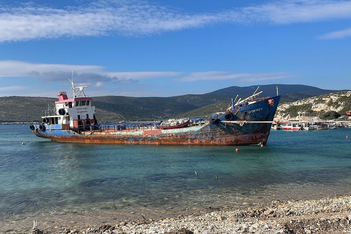 Dunyaca Unlu Demircili Sahili Nde Asbestli Gemi 19422591 4048 Amp