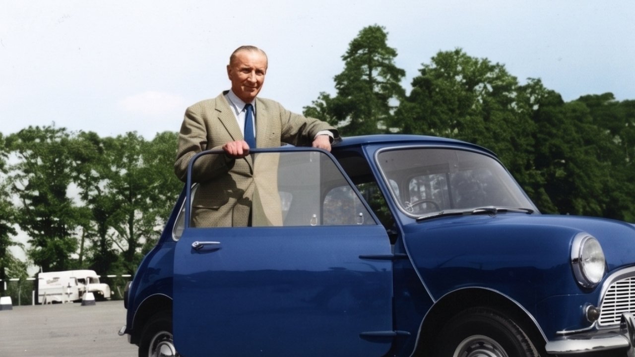 Sir Alec Issigonis Ve Lacivert Mini