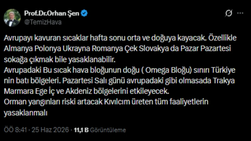 Avrupayi Kavuran Sicaklarin Turkiy Pg6W