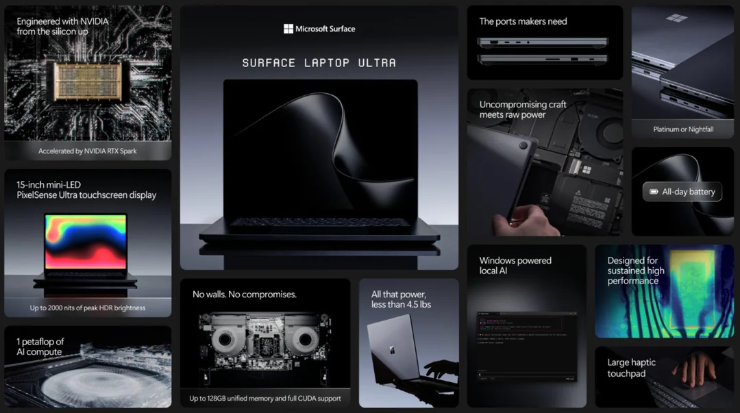 Microsoft Surface Laptop Ultra Özellikleri Nedir