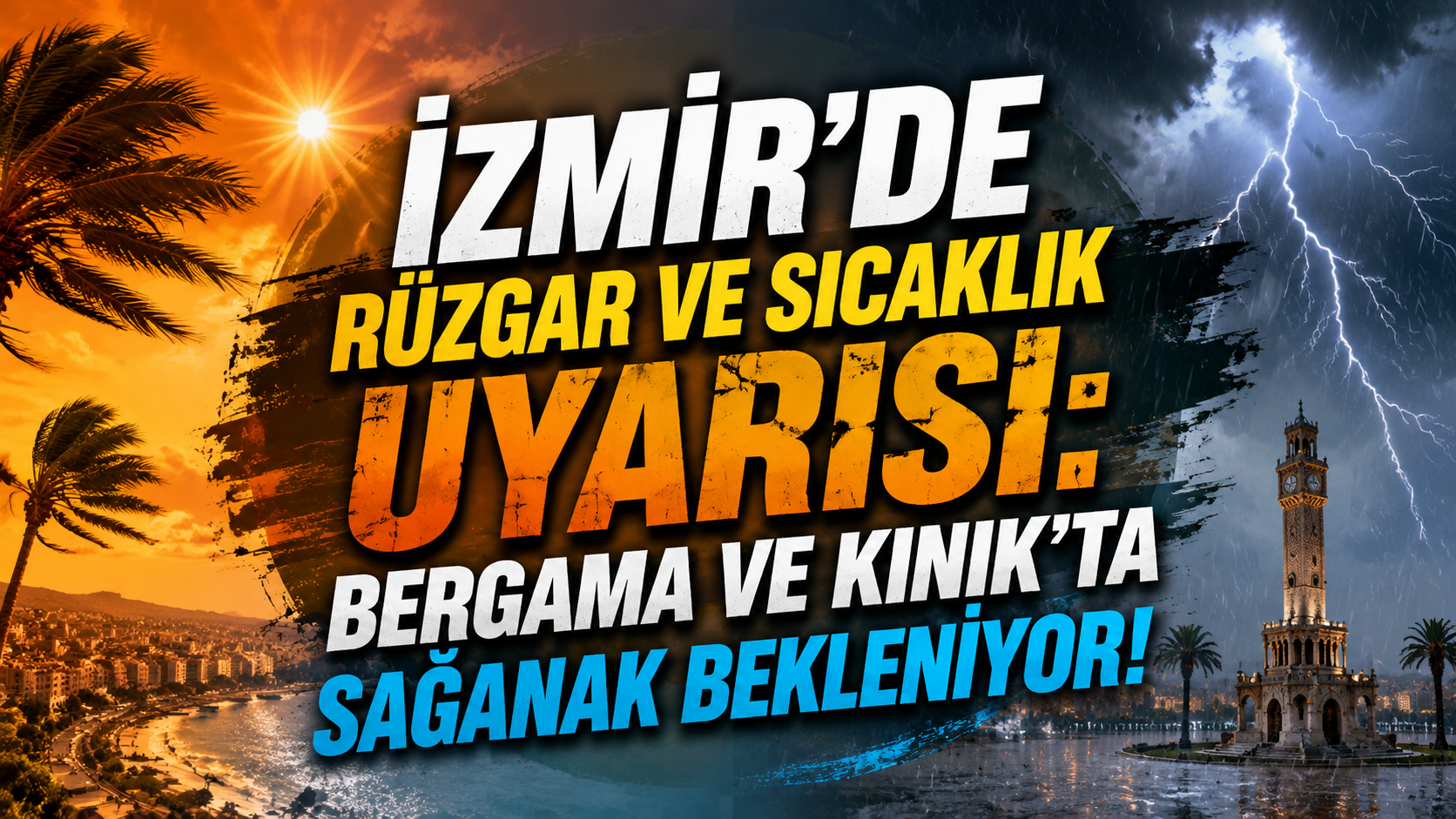 İzmir’de rüzgar ve sıcaklık uyarısı: Bergama ve Kınık’ta yerel sağanak bekleniyor!