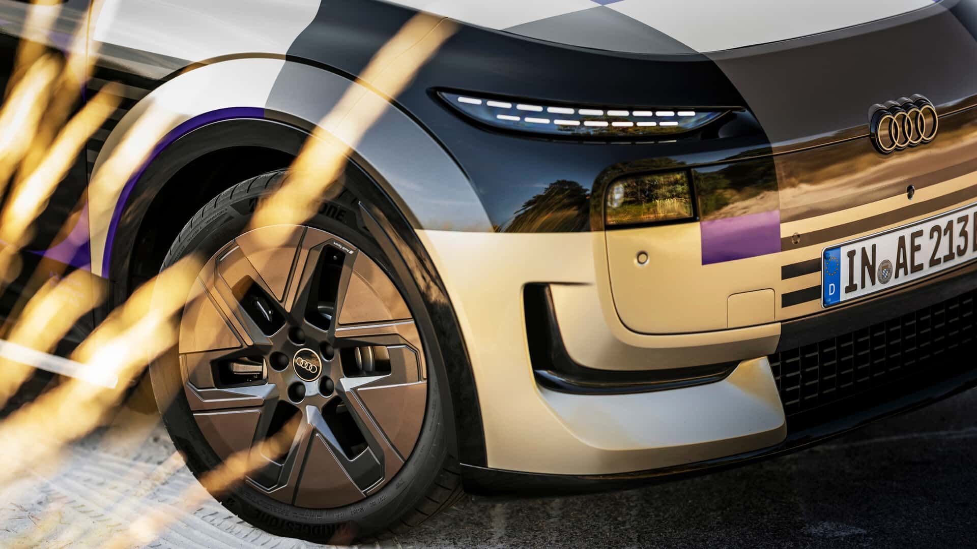 2027 Audi A2 E Tron Camouflaged Prototype (7)