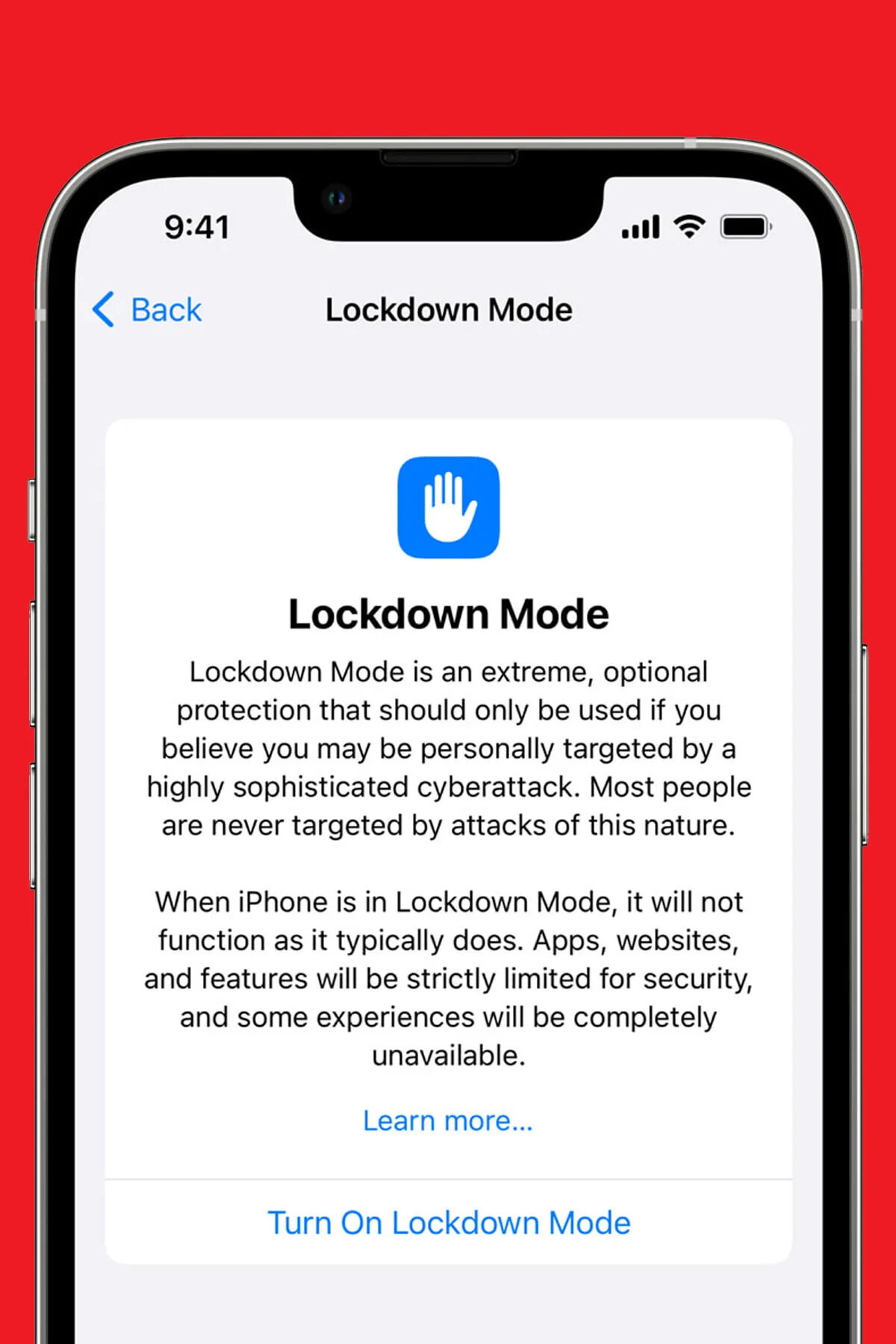 Apple Lockdown Mode Security