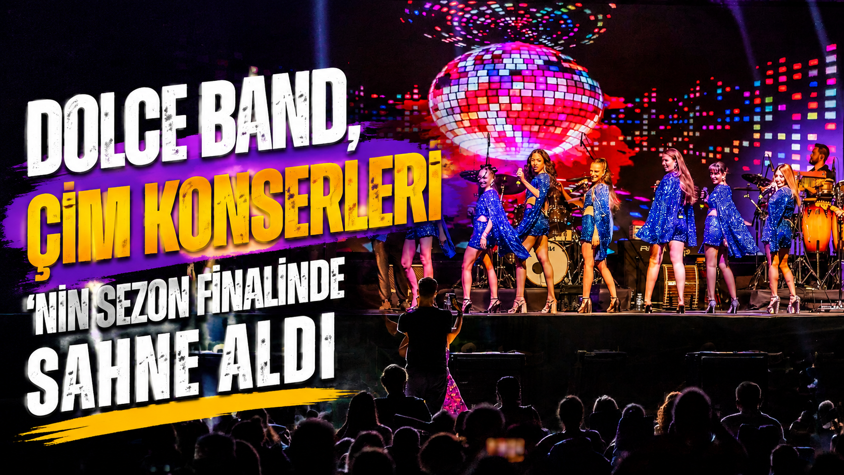 Dolce Band, Çim Konserleri’nin sezon finalinde sahne aldı