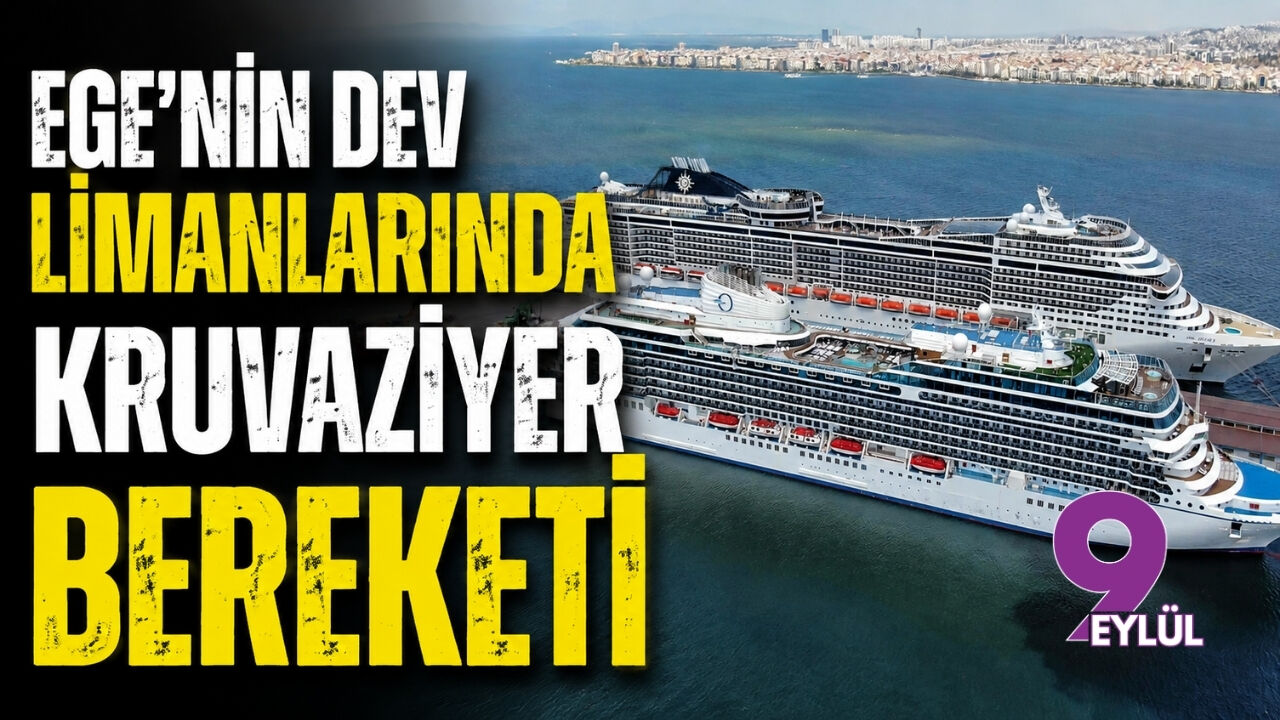 Ege'nin dev limanlarında kruvaziyer bereketi