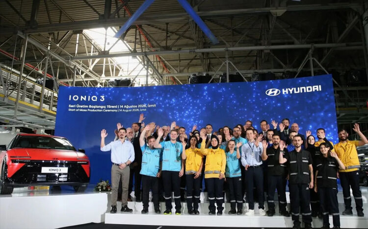 Hyundai’nin İlk Yerli Elektrikli Modeli Ioniq 3 Banttan İndi
