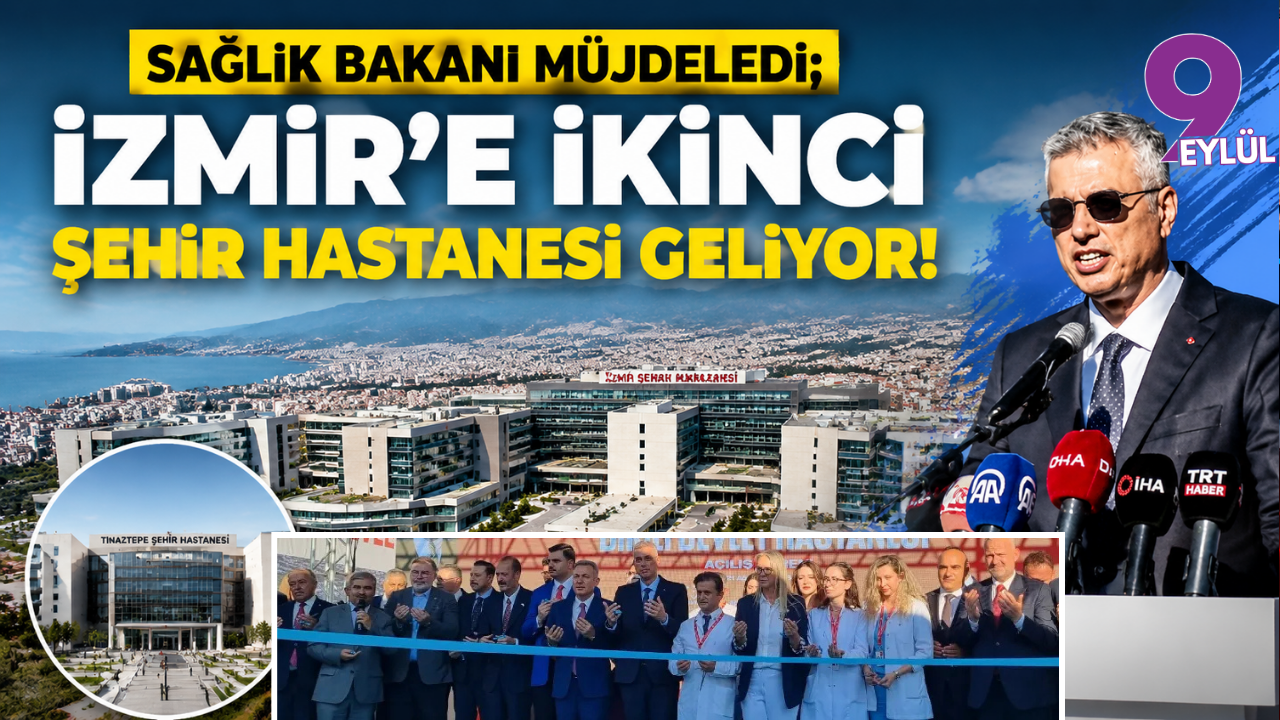 İzmir’e ikinci şehir hastanesi geliyor: Tınaztepe’ye 1800 yataklı dev sağlık yatırımı