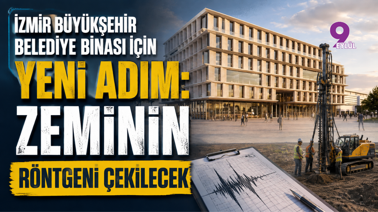 İzmir Büyükşehir Belediye Binası için yeni adım: Zeminin röntgeni çekilecek