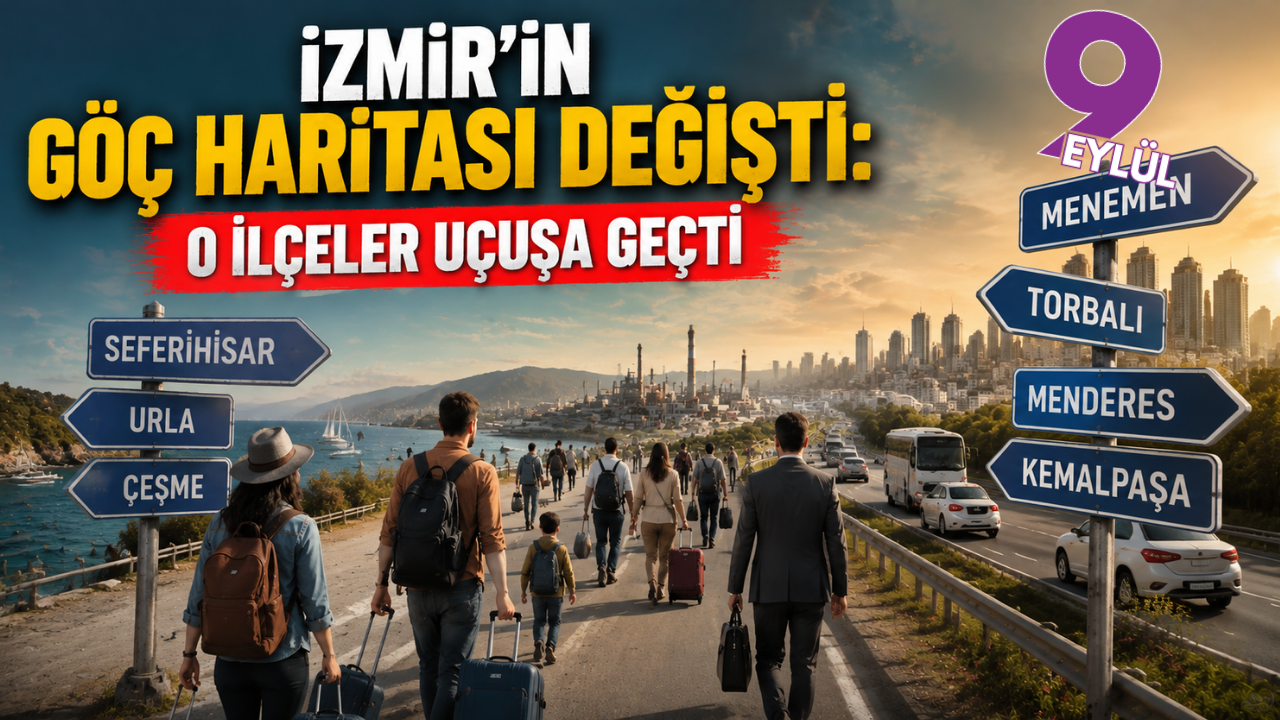 İzmir’in göç haritası değişiyor: O ilçeler hızla büyüyor