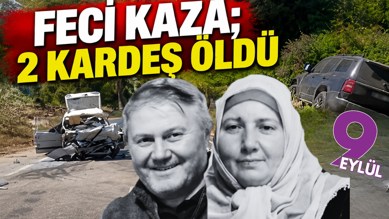 Feci kaza; İki zkardeş öldü