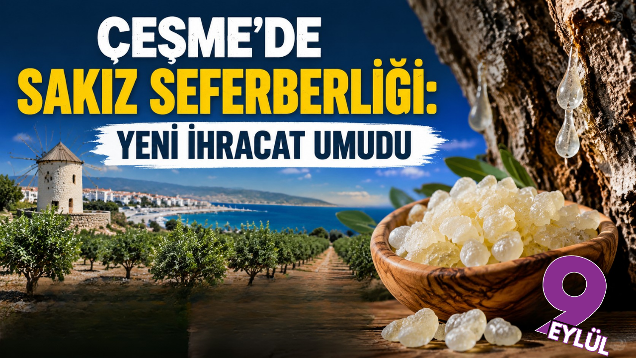 Çeşme’nin beyaz altın hedefi: Sakız üretiminde dünya yarışı