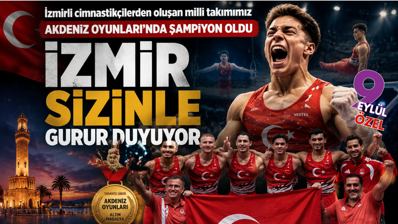 Ne mutlu İzmirliyim diyene! Cimnastikte altın gurur