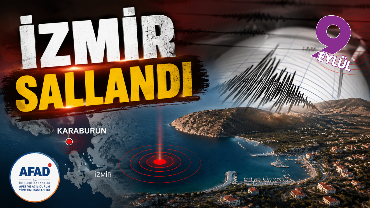 İzmir açıklarında 3.7 büyüklüğünde deprem