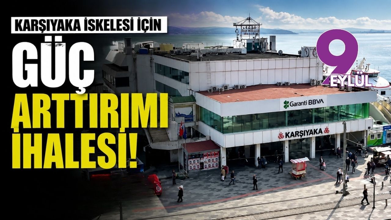 Karşıyaka İskelesi için güçlendirme ihalesi: Elektrik altyapısı yenilenecek