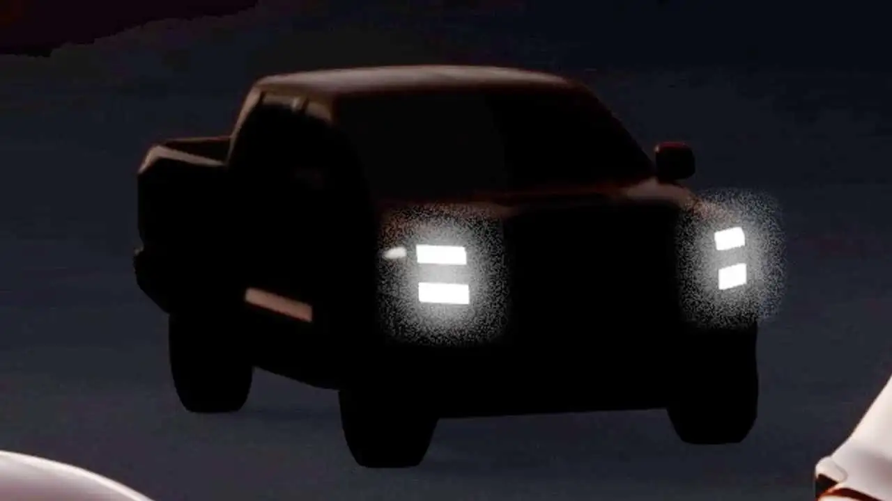 Nissan Based Mitsubishi Pickup Truck Teaser