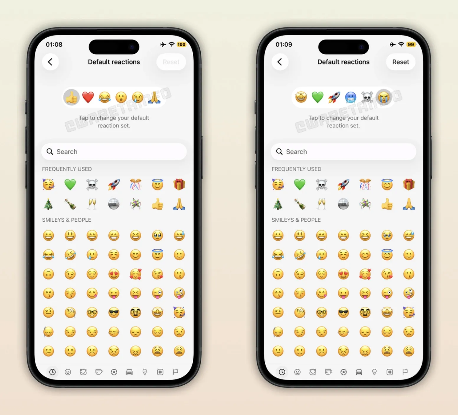 Whatsapp Reactions