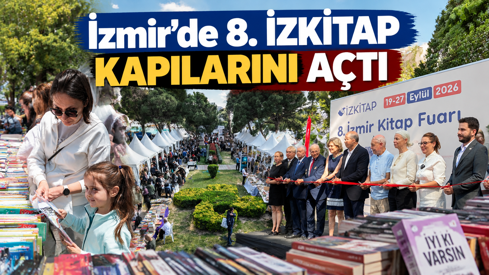 İzmir’de kitap günleri başladı: Kültürpark edebiyatla doldu
