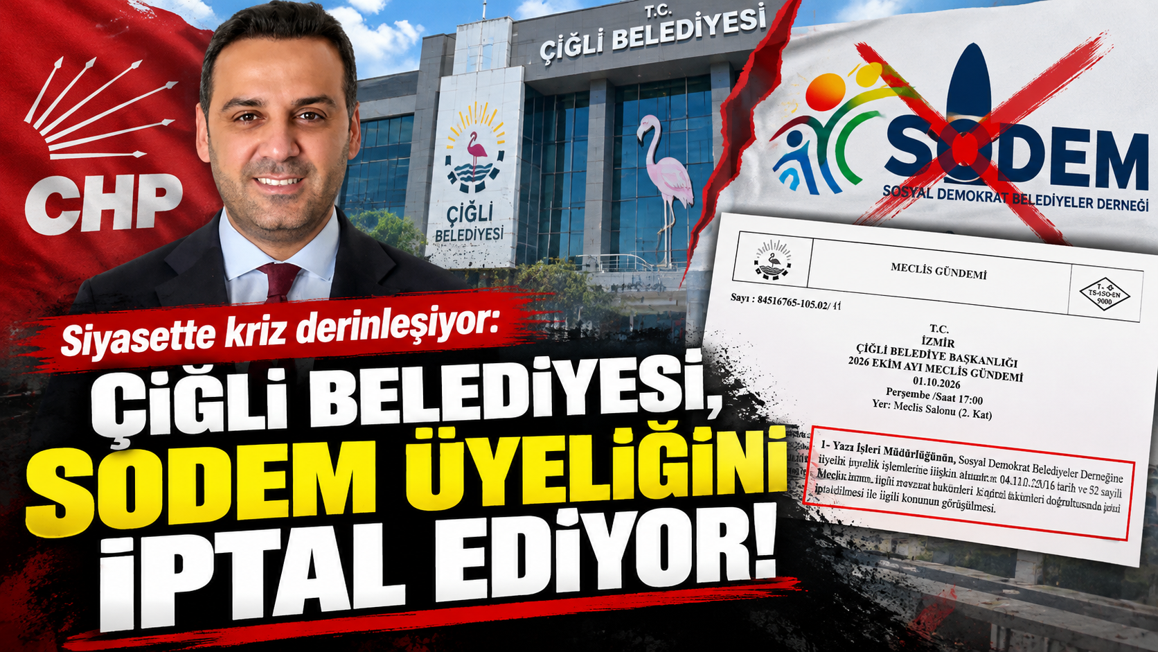 Siyasette kriz derinleşiyor: Çiğli Belediyesi, SODEM üyeliğini iptal ediyor!