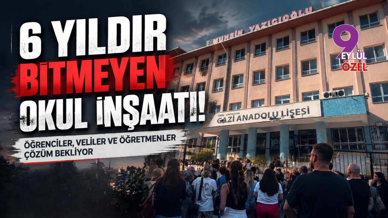 6 yıldır bitmeyen okul inşaatı!