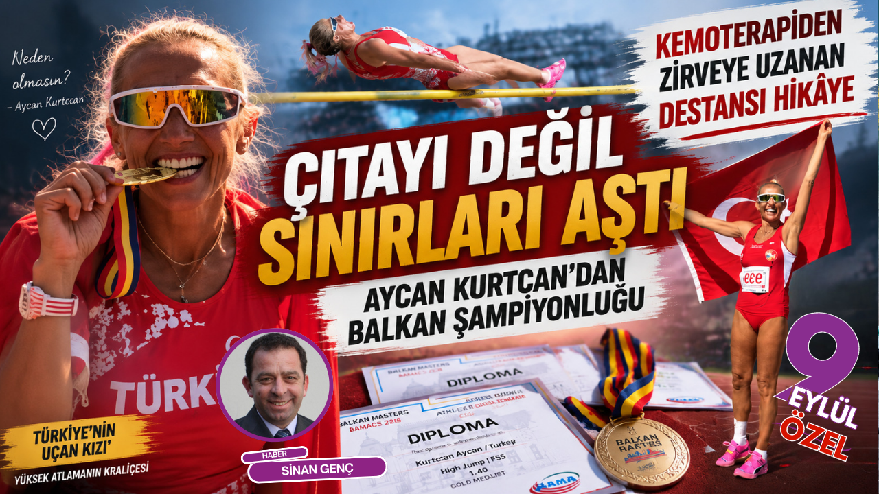 “Uçan Kız” yine tarih yazdı: Aycan Kurtcan balkanların zirvesinde