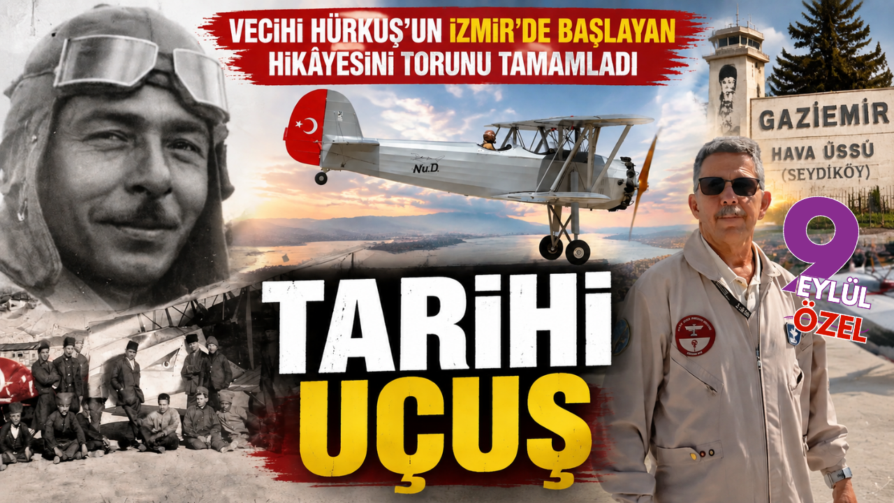 Dedesi İzmir’de başlattı, torunu bir asır sonra uçurdu