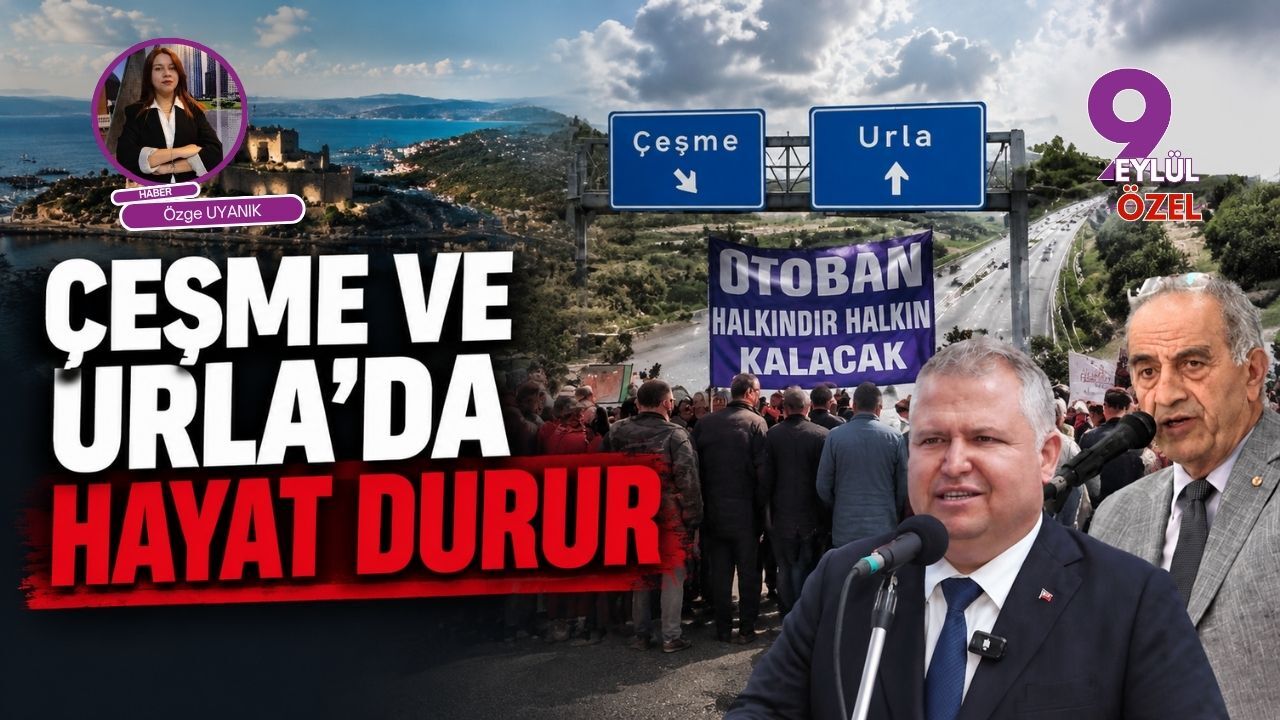 Çeşme ve Urla'da hayat durur