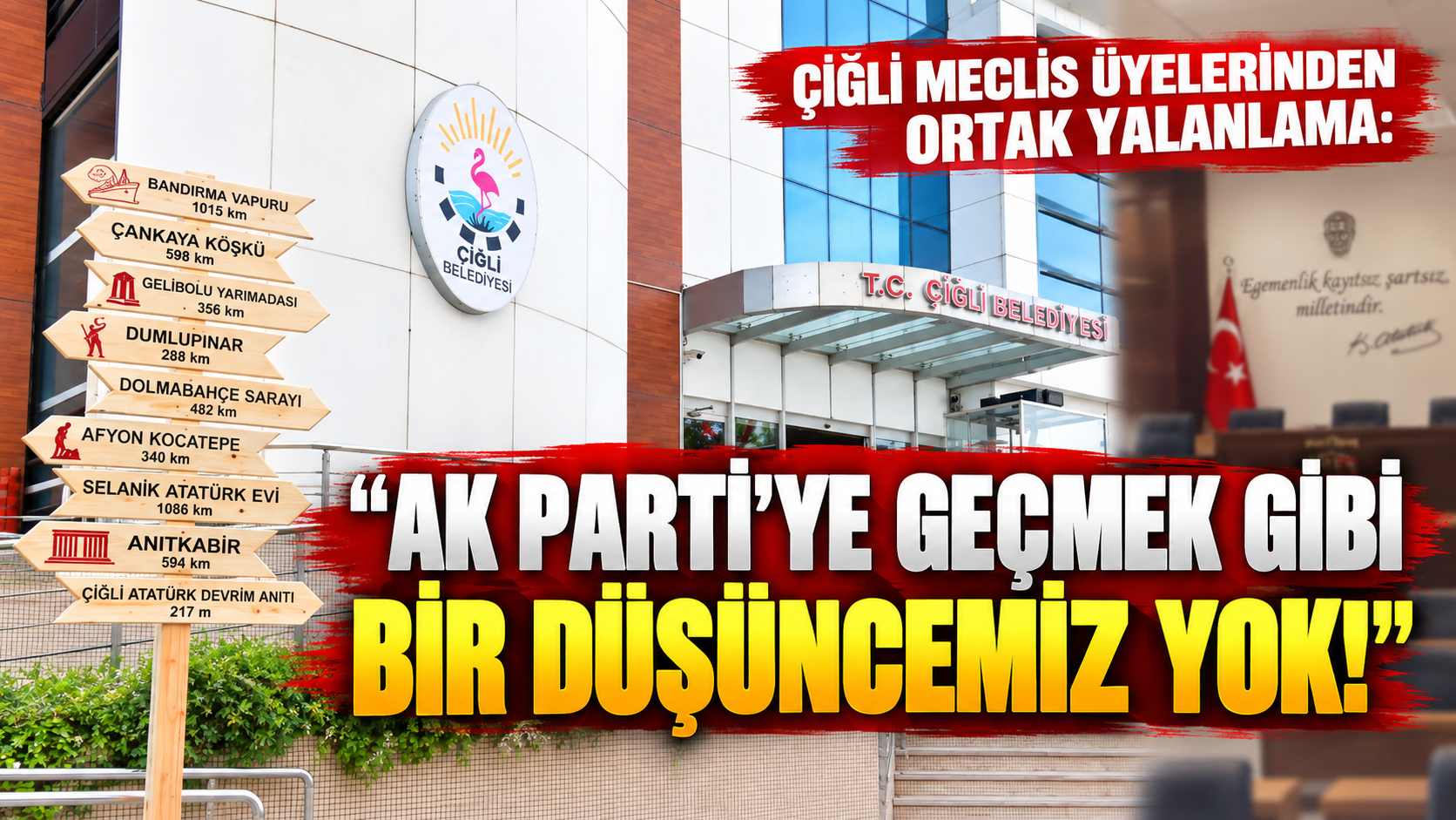 Çiğli meclis üyelerinden ortak yalanlama: "AK Parti’ye geçmek gibi bir düşüncemiz yok!"
