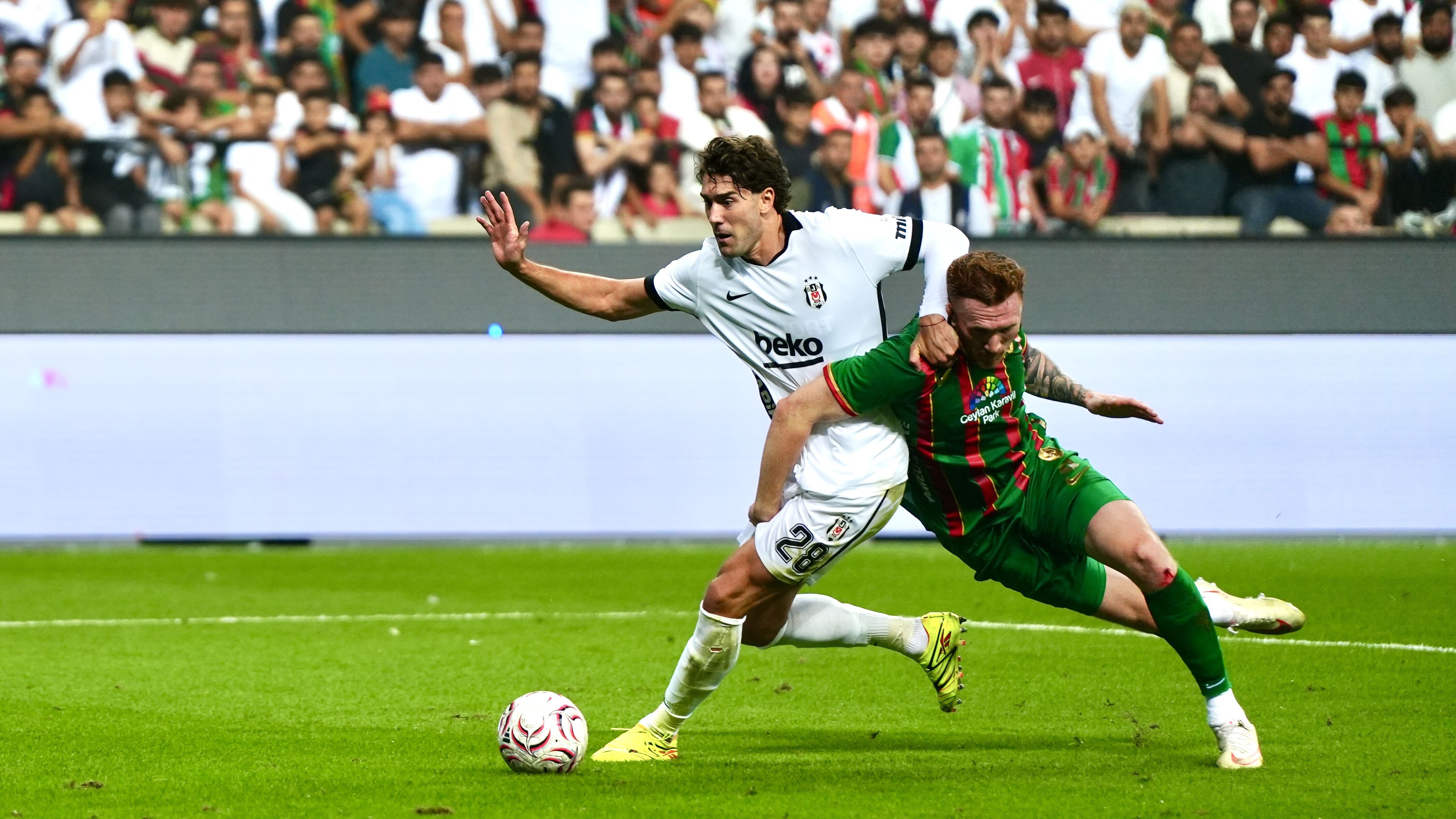 Beşiktaş deplasmanda Amedspor’a 3-2 mağlup oldu