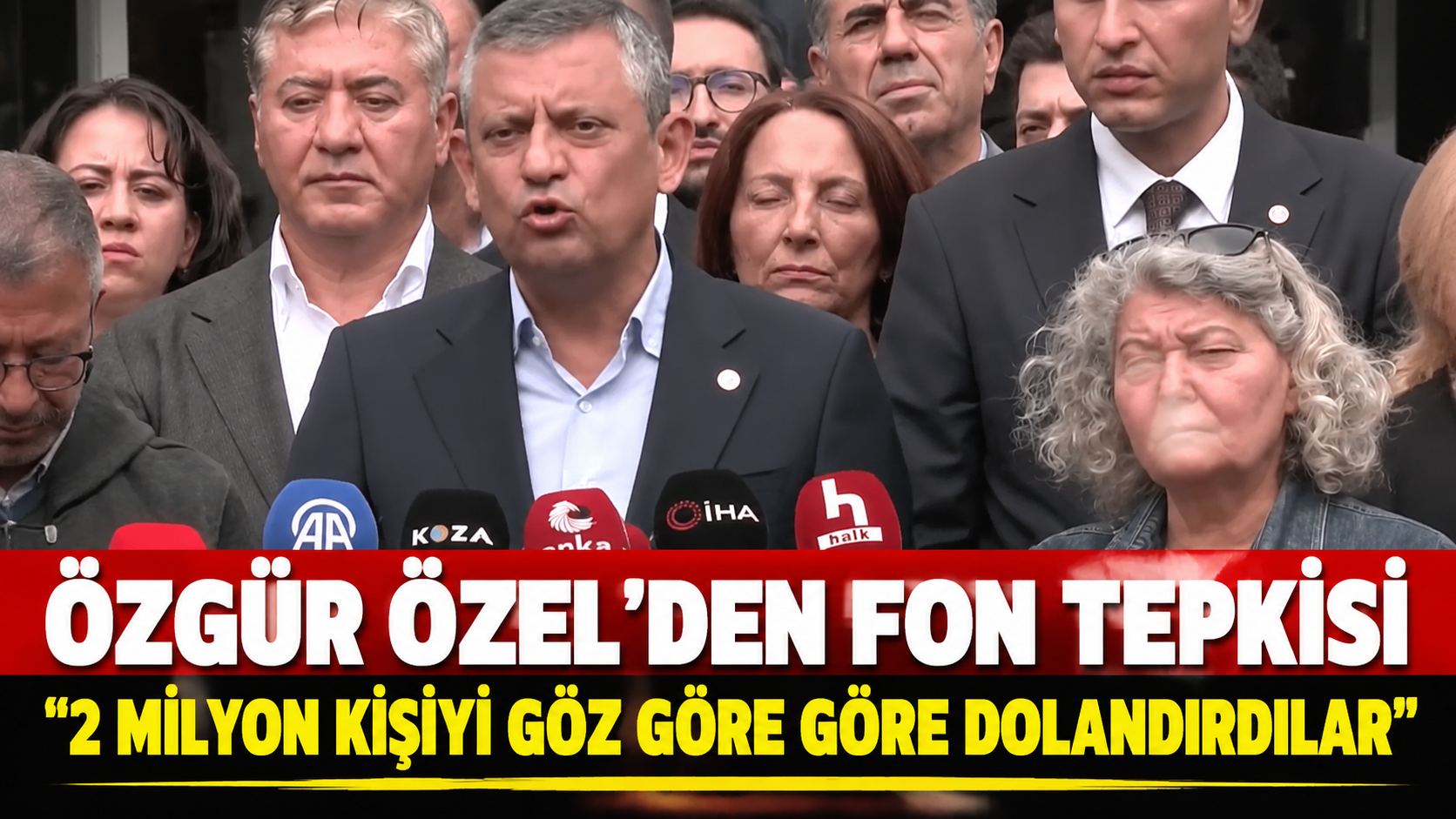Özgür Özel'den "fon" tepkisi: "2 milyon kişiyi göz göre göre dolandırdılar, size güvenip soyuldular!"