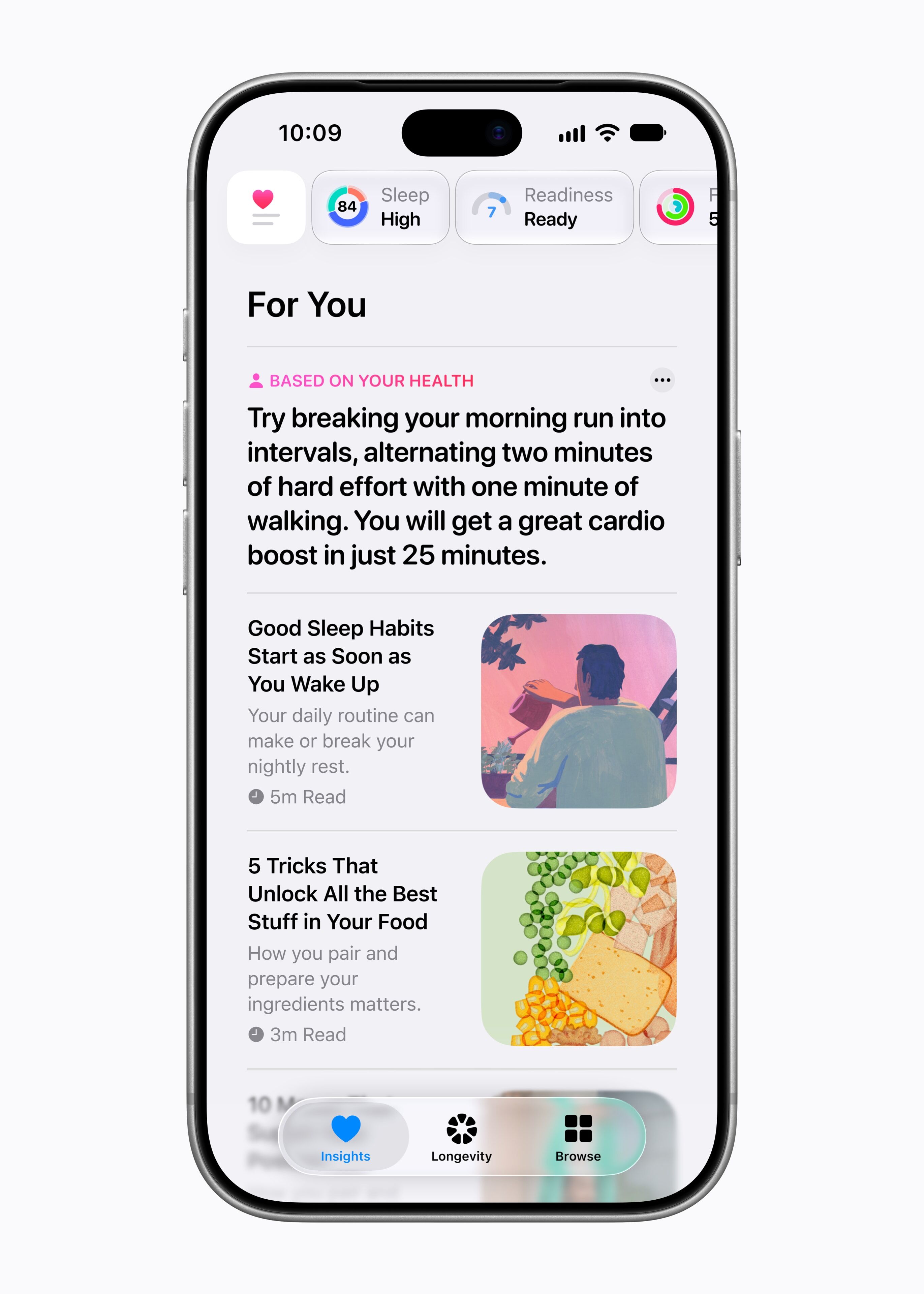 Apple I Phone 18 Pro Health App For You Personalized Content 260909