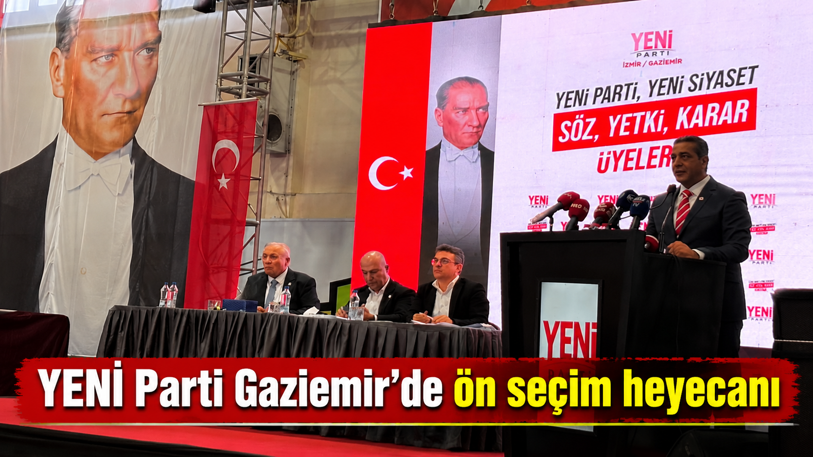 YENİ Parti Gaziemir’de ön seçim heyecanı: Şırlancı ve Yılmaz yarışıyor